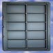 electronic part assembly trays, standard esd trays, electronic kitting trays, low cost esd protection, electronic part protection, toolcraft plastics - tray s9a010b