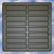 standard multi pocket trays, reusable kanban trays, work cell trays, reusable, multi pocket, kanban, work cell, low cost, toolcraft plastics - tray s7016