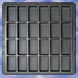 electronic part assembly trays, standard esd trays, electronic kitting trays, low cost esd protection, electronic part protection, toolcraft plastics - tray x7p24a